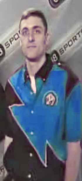 The new world record holder for 'high triple' in Candlepin Bowling, Mark Ricci