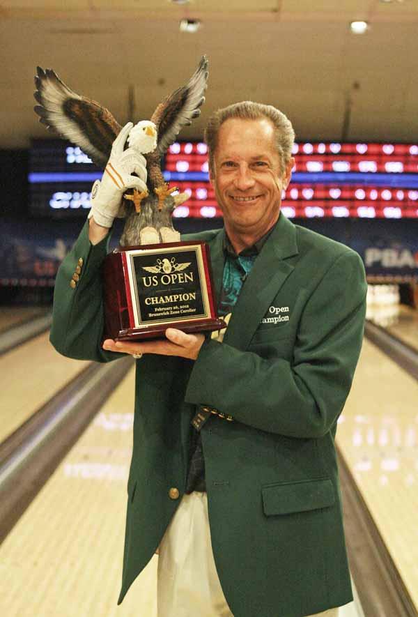 Oldest player to win the U.S. Open, and now 5-time 'Open' champion, Pete Weber (Photo courtesy PBA LLC)