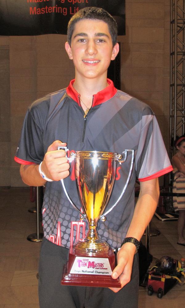 Teen Masters Champion, Greg Young (Photo courtesy PBA LLC)