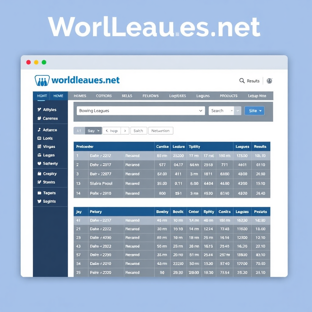 WorldLeagues.net League Repository Interface